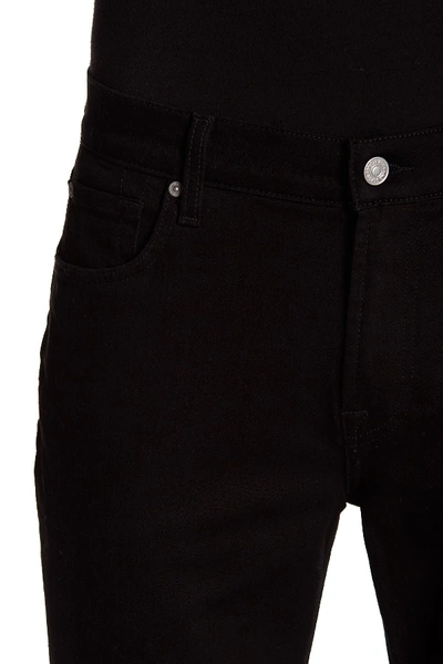 Shop 7 For All Mankind Standard Straight Leg Jeans In Trueblack