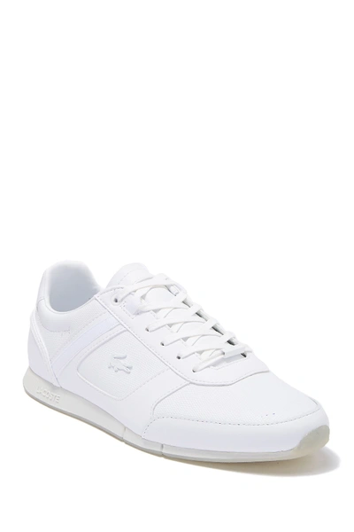 Shop Lacoste Menerva Lace-up Sneaker In White/white