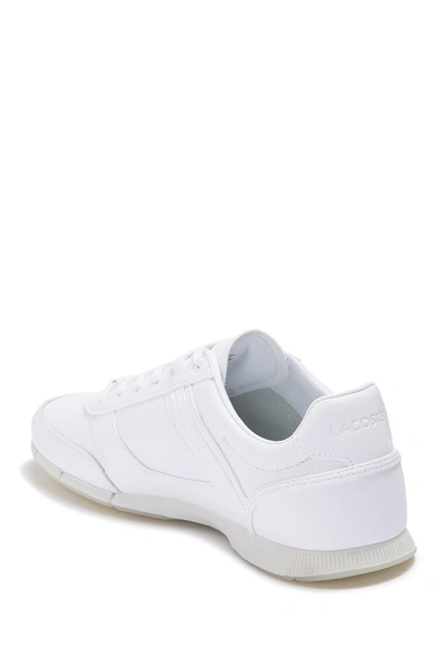 Shop Lacoste Menerva Lace-up Sneaker In White/white