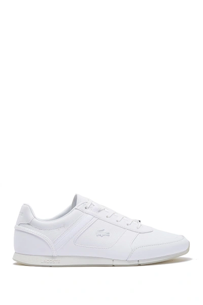 Shop Lacoste Menerva Lace-up Sneaker In White/white