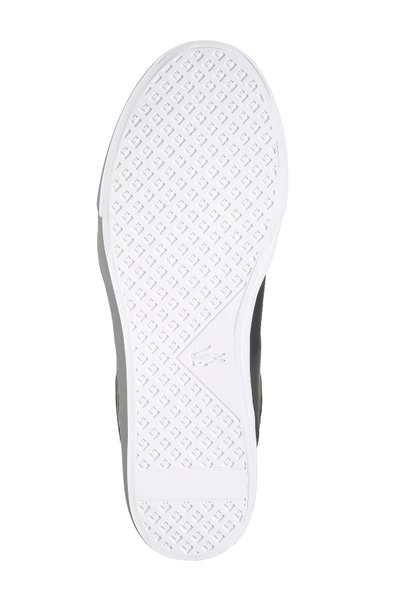 Lacoste Minzah Sneaker In Black/white