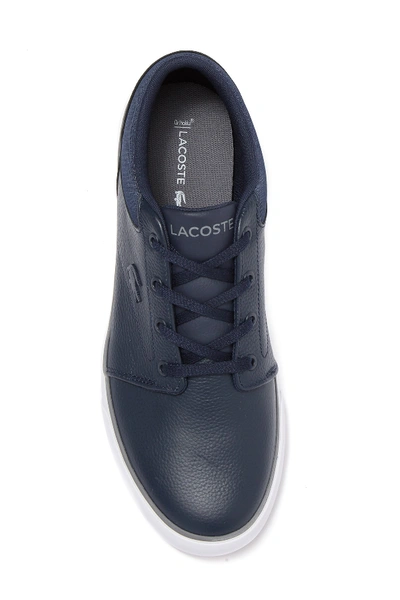 Shop Lacoste Minzah Sneaker In Navy/white