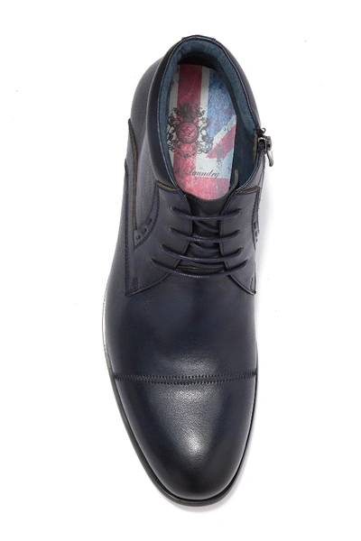 Shop English Laundry Tommy Leather Boot In Navy
