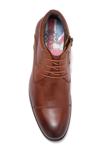 Shop English Laundry Tommy Leather Boot In Cognac