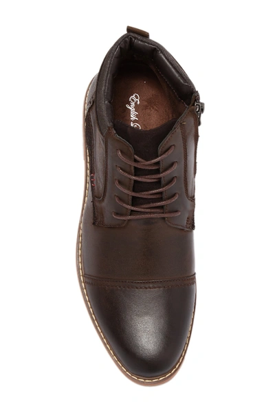 Shop English Laundry Cody Leather Boot In Brown