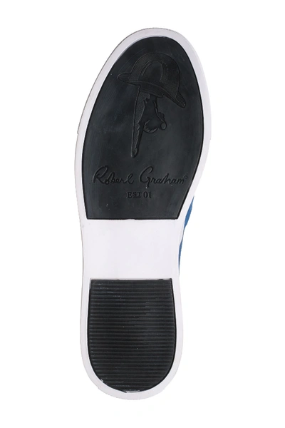 Shop Robert Graham Cormac Slip-on Sneaker In Royal