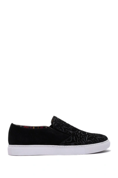 Shop Robert Graham Cormac Slip-on Sneaker In Black