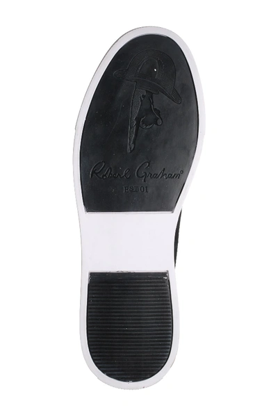Shop Robert Graham Cormac Slip-on Sneaker In Black