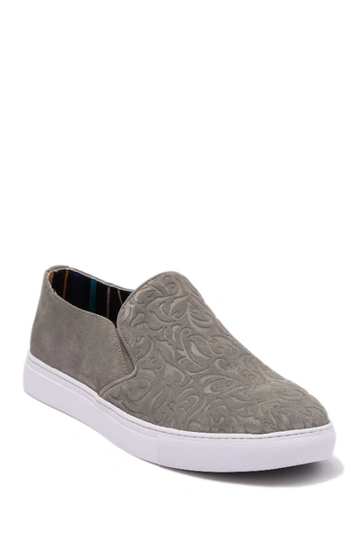 Shop Robert Graham Cormac Slip-on Sneaker In Grey