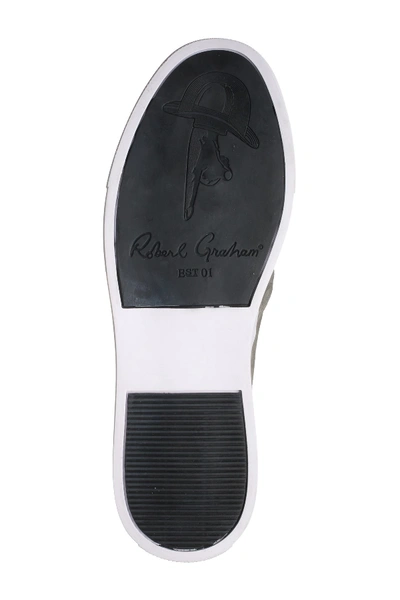 Shop Robert Graham Cormac Slip-on Sneaker In Grey