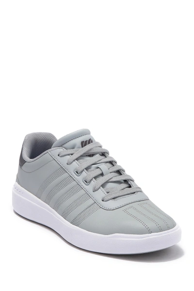 Shop K-swiss Heritage Light Leather Sneaker In Storm/charcoal/white