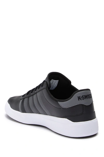 Shop K-swiss Heritage Light Leather Sneaker In Black/charcoal/white