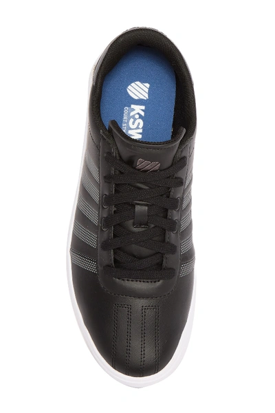 Shop K-swiss Heritage Light Leather Sneaker In Black/charcoal/white