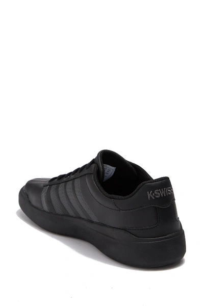 Shop K-swiss Heritage Light Leather Sneaker In Black/charcoal