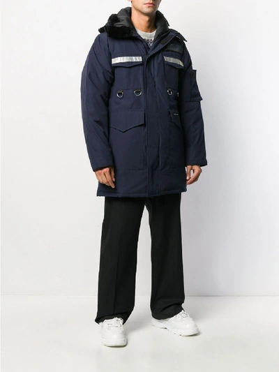 Shop Junya Watanabe Parka In Blue