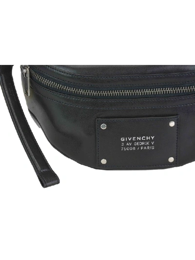 Shop Givenchy Tag Bum Bag In Black