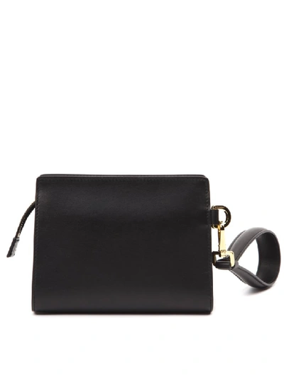 Shop Dolce & Gabbana Monreale Black Leather Logo Purse