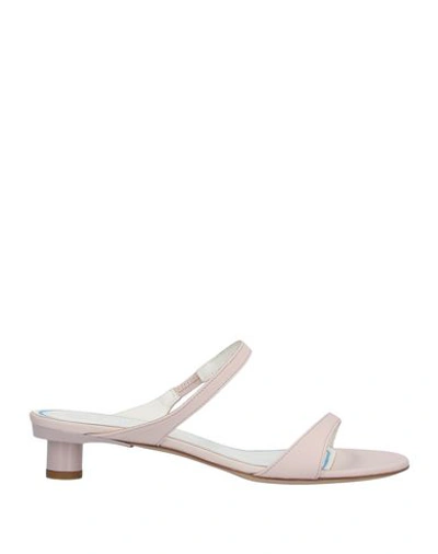 Shop Tibi Sandals In Light Pink