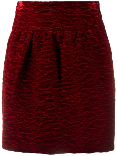 Shop Saint Laurent Skirt In Red