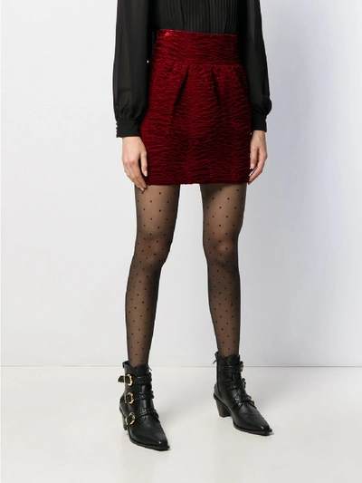 Shop Saint Laurent Skirt In Red