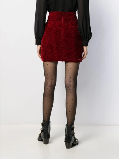 Shop Saint Laurent Skirt In Red