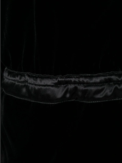 Shop Gucci Velvet Dress In Black