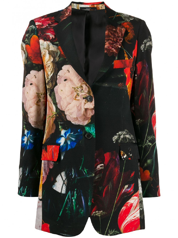 Paul Smith Printed Jacket In Black ModeSens