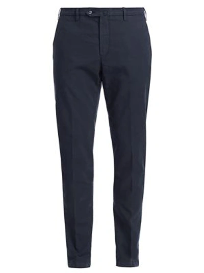 Shop Loro Piana Men's Slim-fit Pants In Blue