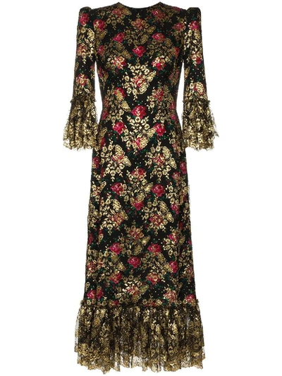 Shop The Vampire's Wife Wild Rose Midi Dress