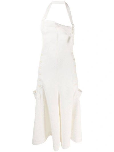 Shop Jacquemus White Apron Dress