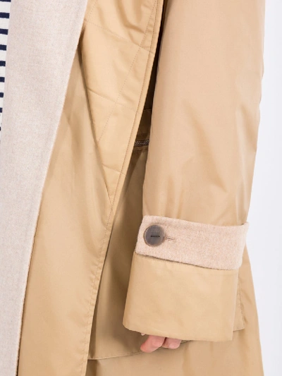 Shop Loewe Belted Double-layer Coat