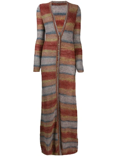 Shop Jacquemus Striped Multicolor Cardigan