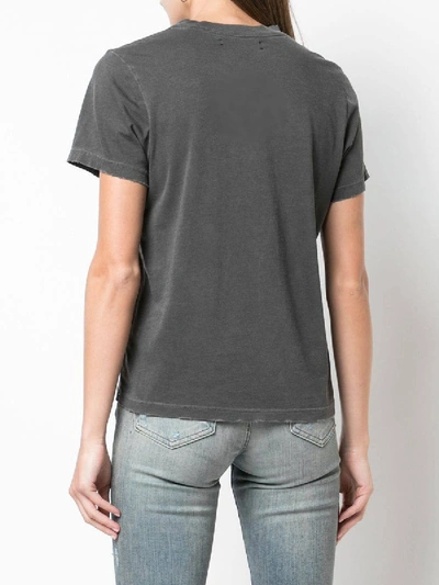 Shop Amiri Heaven And Hell Tee In Grey