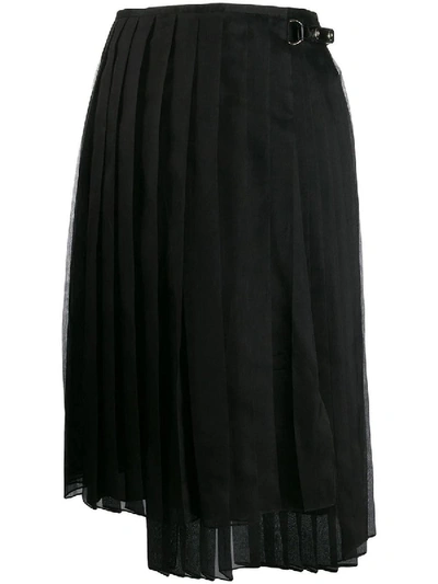 Shop Fendi Gonna Organza Skirt