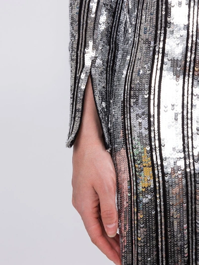 Shop Galvan Silver Stardust Gown