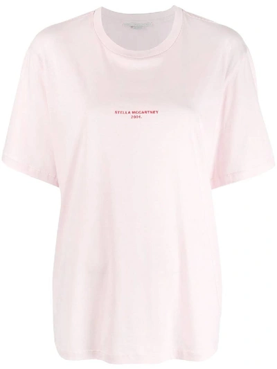 Shop Stella Mccartney 2001 Stamped Logo T-shirt Pink