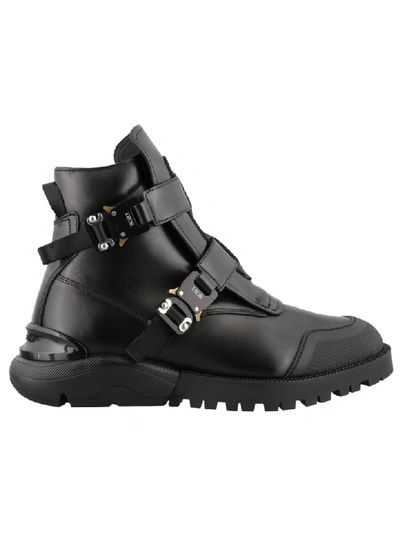 Shop Dior Leather Boots In Black