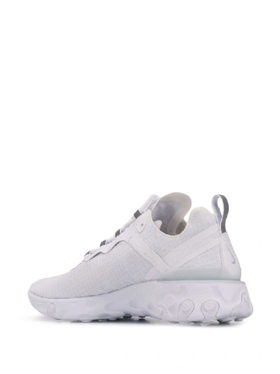 Shop Nike React Element 55 Se Sneakers In White Pure Platinum