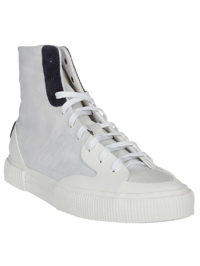 Shop Givenchy Denim Hi-top Sneakers In Blue