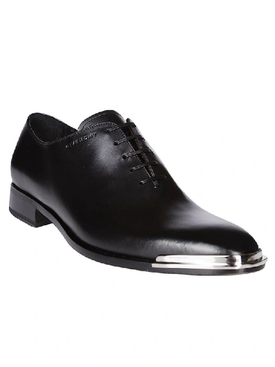 Shop Givenchy Leather Oxford Shoes In Black