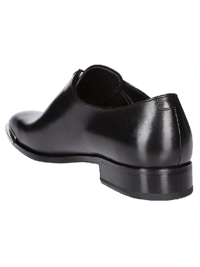 Shop Givenchy Leather Oxford Shoes In Black