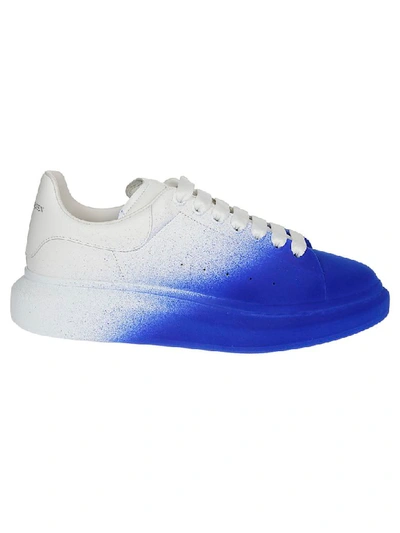 Shop Alexander Mcqueen Oversized Sole Senakers In Blue