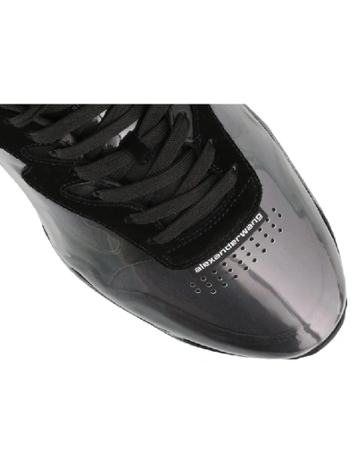 Shop Alexander Wang Stadium Sneakers In Black