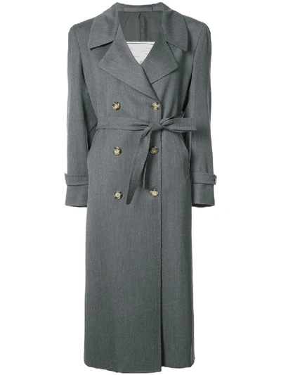 Shop Giuliva Heritage Collection Grey Women's Christie Wool Trench