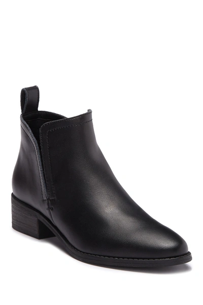 Shop Dolce Vita Tivon Bootie In Onyx Leather