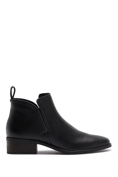 Shop Dolce Vita Tivon Bootie In Onyx Leather