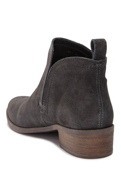 Shop Dolce Vita Tivon Bootie In Anthracite Suede