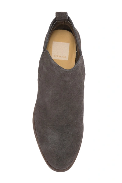 Shop Dolce Vita Tivon Bootie In Anthracite Suede