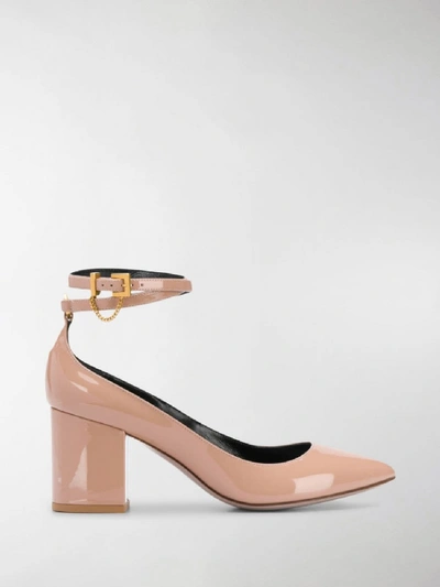 Shop Valentino Leather Pumps In Pink