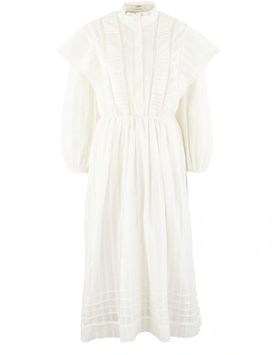 Shop Isabel Marant Étoile Paolina Dress In White